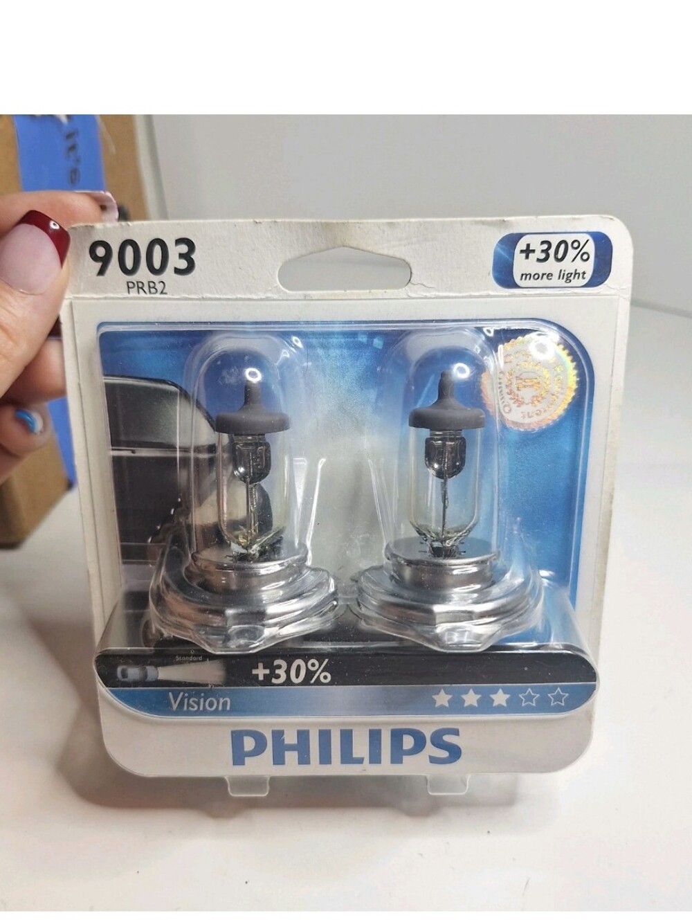 Philips 9003 PRB2 Ultra Vision Upgrade Light Bulb High Low Dual Beam 67/60W